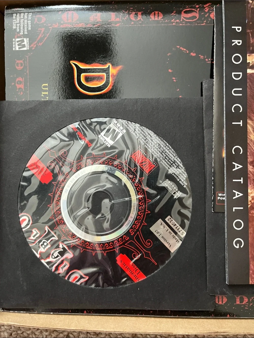 Blizzard Diablo Battle Chest PC Game Box - Black & Red